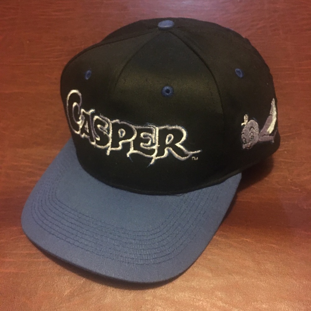 Vtg ‘95 Casper Snapback Hat 90s Blockhead OS